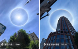 上海天空现超大“圆形彩虹”引下雨猜测 官方解答：下开水都没有可能 !