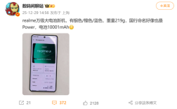 就是多1mAh！真我Power新机曝光：10001mAh巨无霸大电池 ！