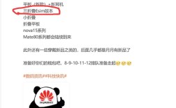 曝华为全新三折叠屏即将迈入无卡时代：支持eSIM !