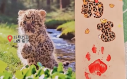 动物园用金钱豹爪印做日历寓意新年豹富 园方：不对外售卖 ！