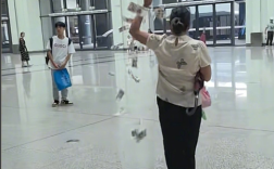 女子高铁站边走边撒纸币 撒了好几轮都被人捡走 背后原因成谜 !