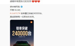 开售18小时锁单量突破240000台！雷军：感谢所有朋友们的支持 ！